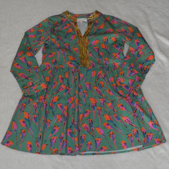 Sheridan French Abigail Women's Dress in Jade size Small - Picture 3 of 8